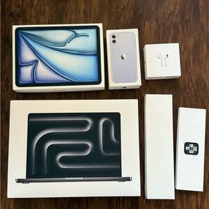Apple MacBook/iPad/iPhone/AirPods/iwatch empty boxes lot